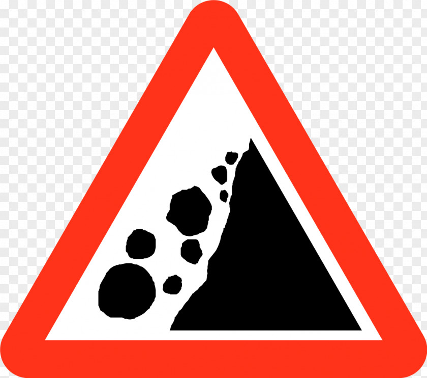 Falling Rocks Men At Work Clip Art PNG