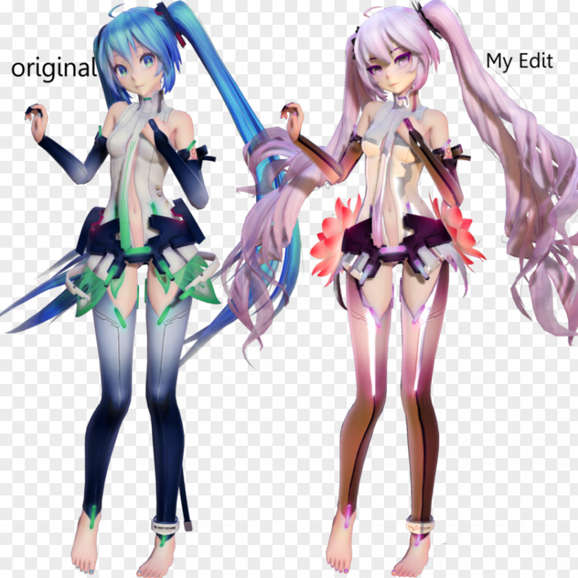 Hatsune Miku Vocaloid 4 MikuMikuDance 2 PNG