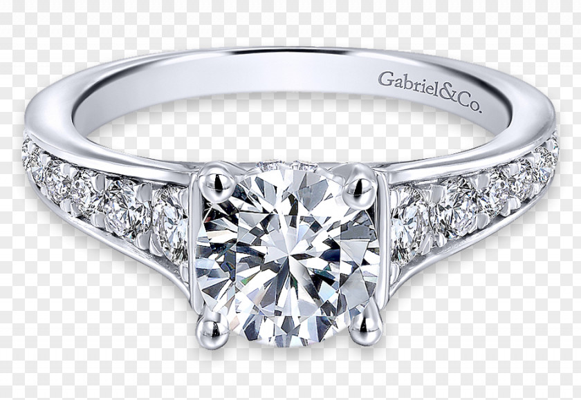 Ring Engagement Gabriel & Co. Jewellery Wedding PNG