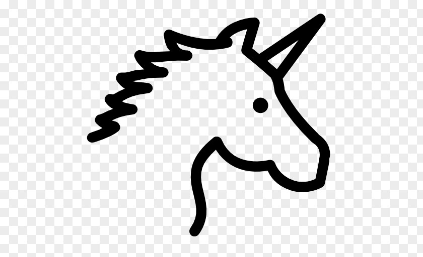 Unicorn Head Logo PNG