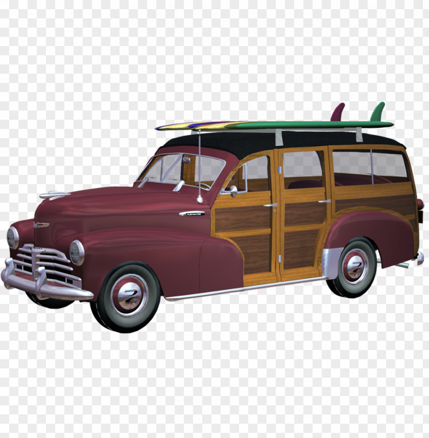 Cartoon Classic Cars Vintage Car Woodie Clip Art PNG