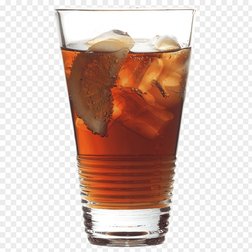 Glass Rum And Coke Highball Dark 'N' Stormy Long Island Iced Tea PNG