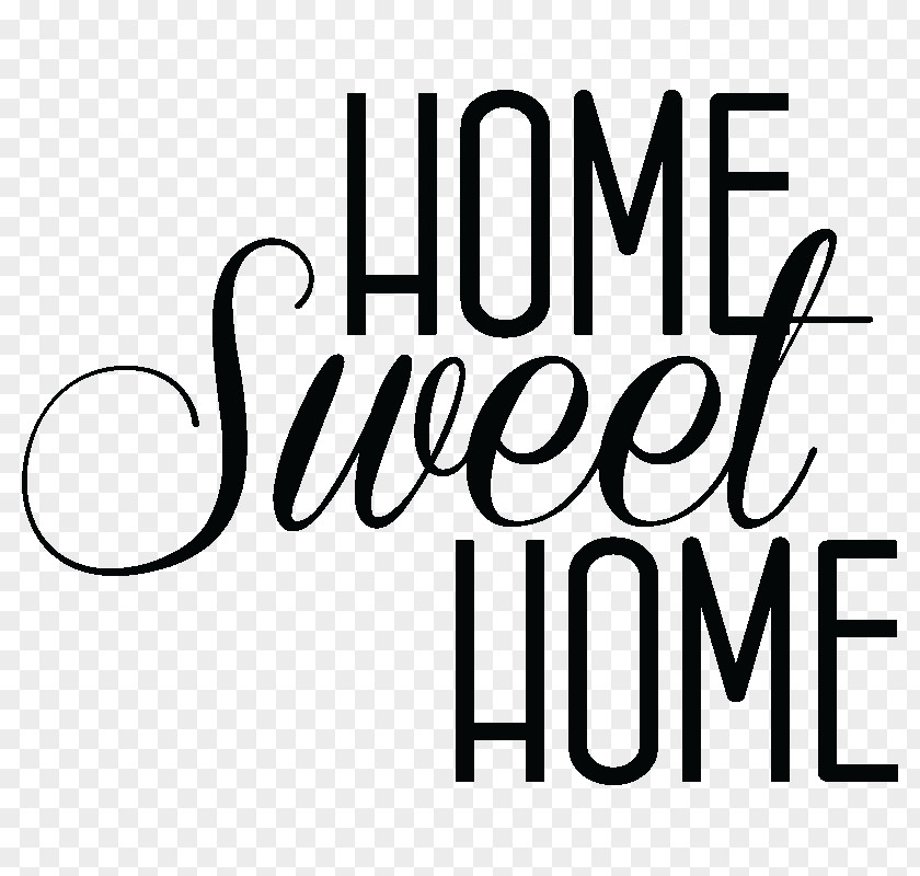 Home Sweet Wall Decal Sticker Building PNG