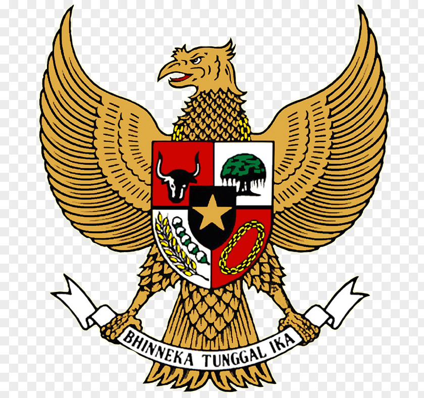 T-shirt National Emblem Of Indonesia Pancasila Coat Arms Garuda PNG