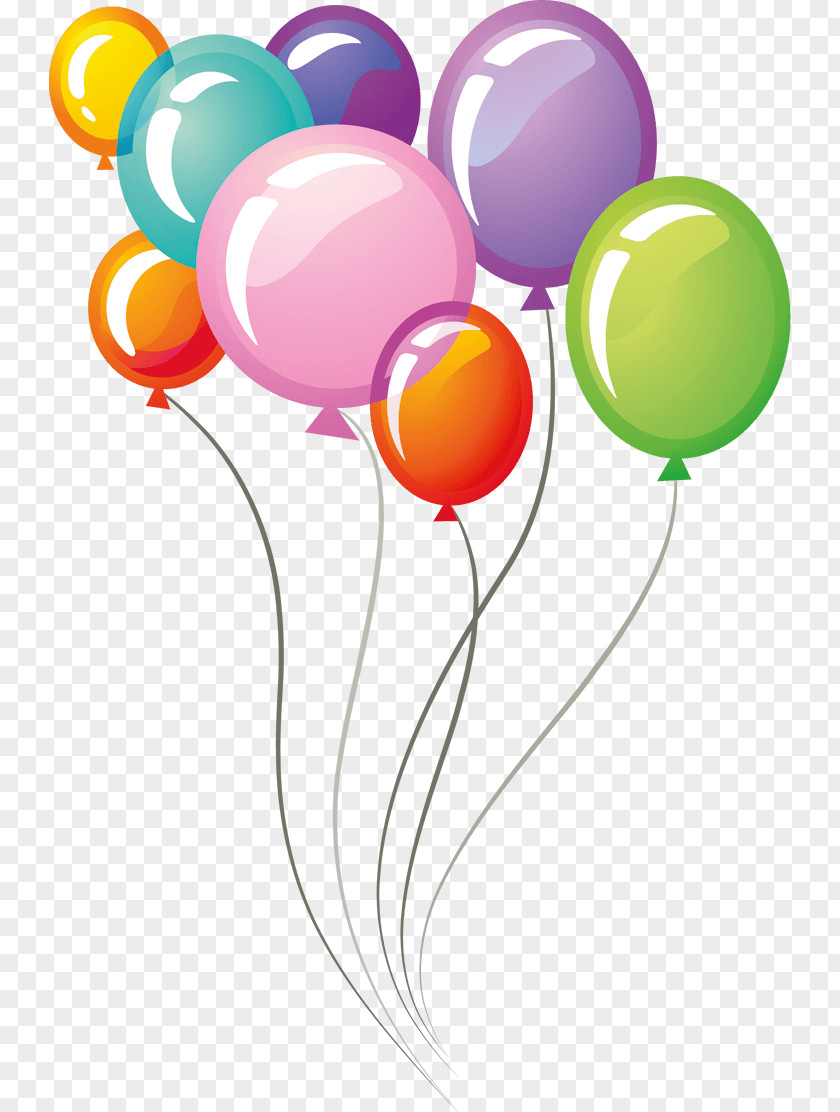 Balloon Party Gift Clip Art PNG