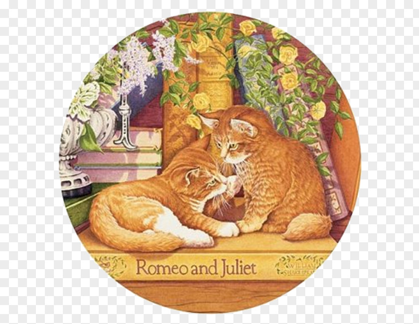 Cat Pattern Romeo And Juliet Whiskers Jigsaw Puzzle PNG