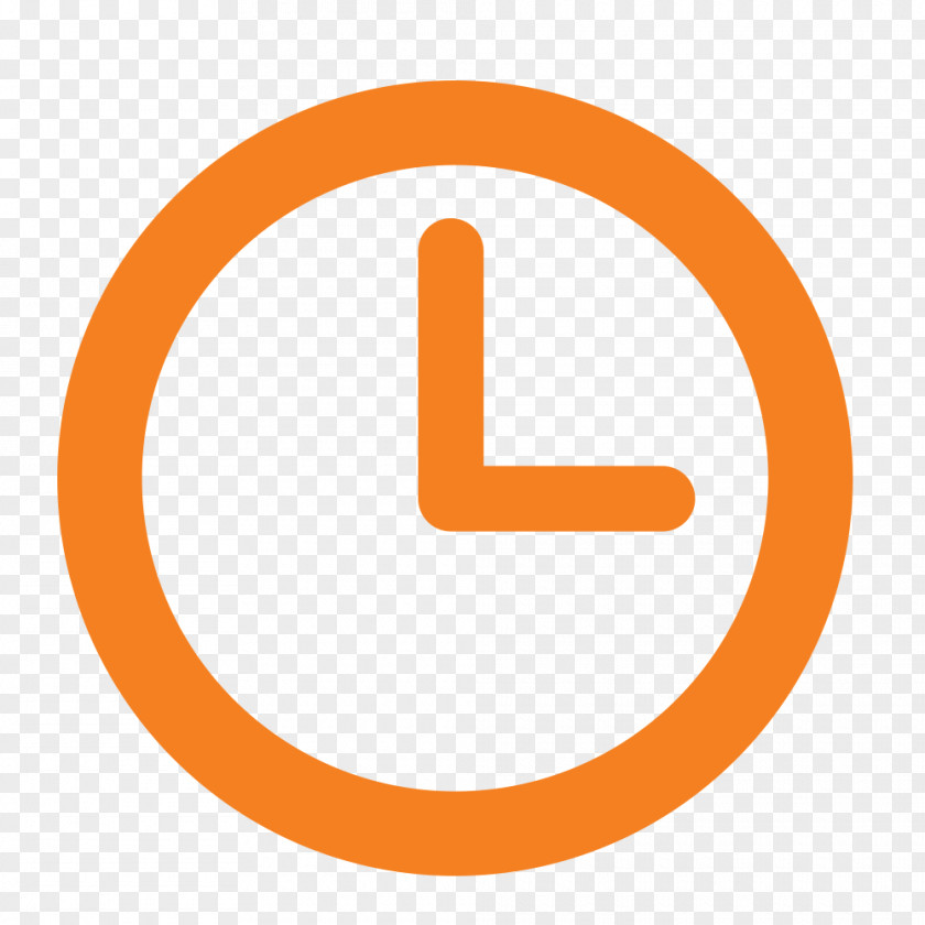 Clock Orange Clip Art PNG