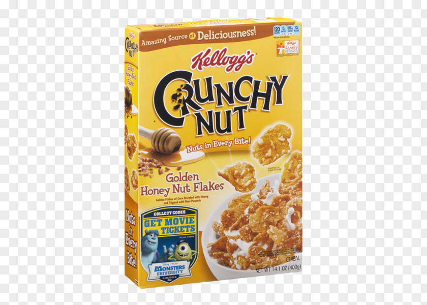 Crunchy Nut Breakfast Cereal Corn Flakes Frosted Honey Cheerios PNG