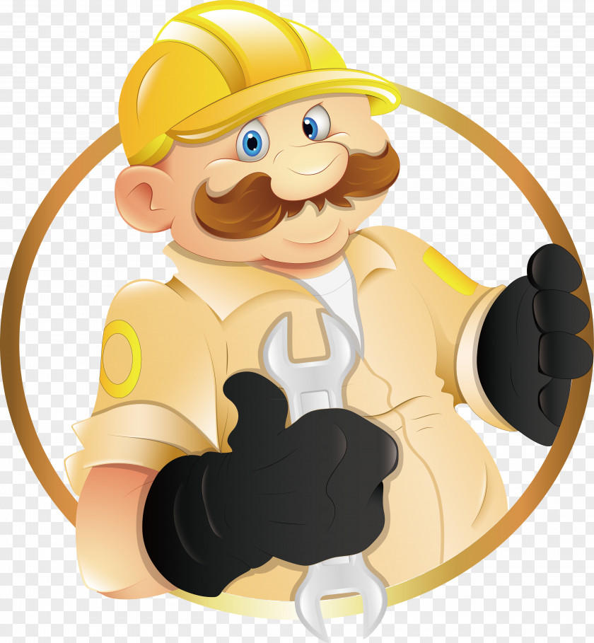 Gold Miner Design Cartoon Drawing Illustration PNG