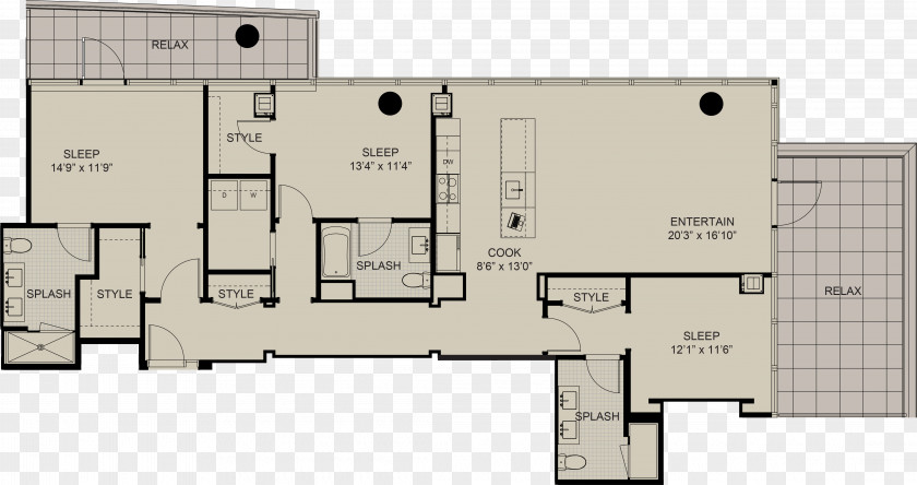 House Floor Plan Bedroom Apartment PNG