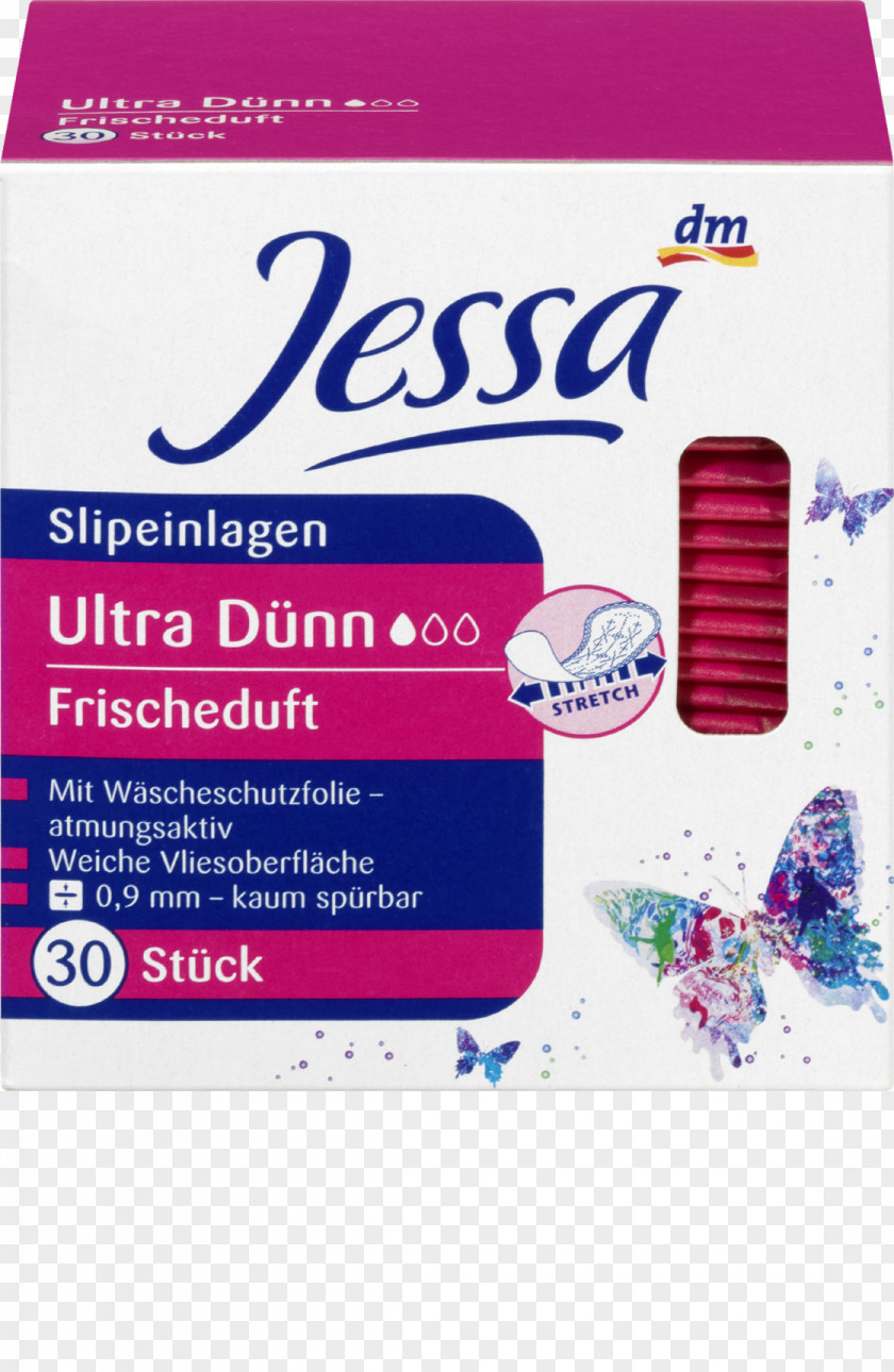 Jessa Feminine Sanitary Supplies Napkin Hygiene Pantyliner Dm-drogerie Markt PNG