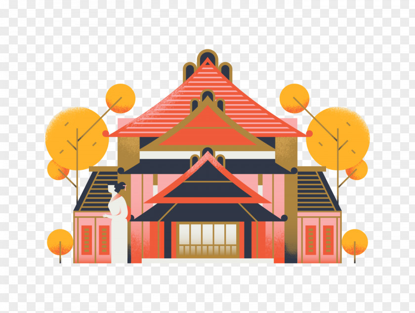Airbnb Background Illustration Graphics Cross-stitch House 0 PNG