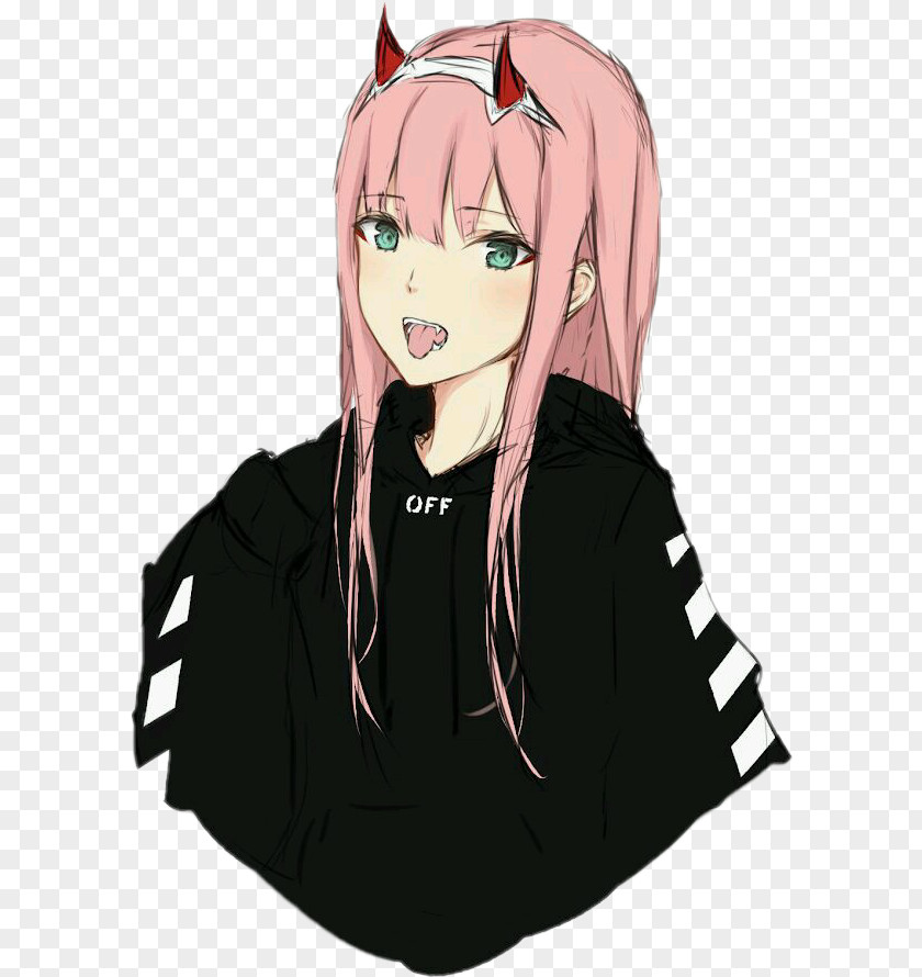 Anime Sticker Video 0 PNG 0, darling in the franxx render clipart PNG