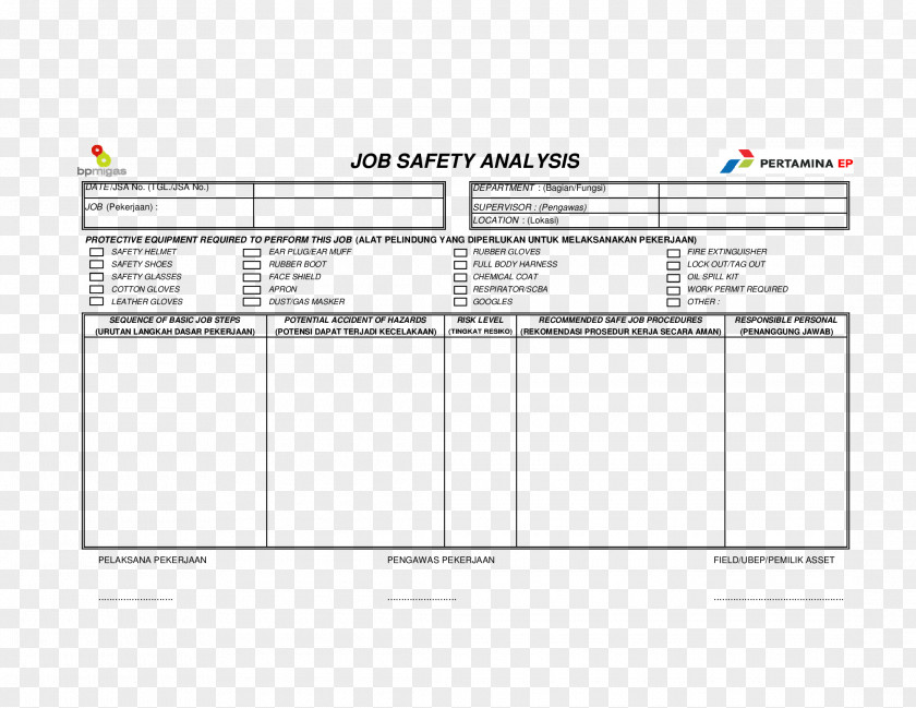 Design Job Safety Analysis Screenshot PNG