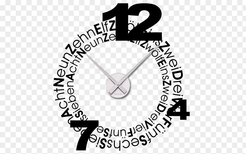 Kitchen Wall Decal Clock Table PNG