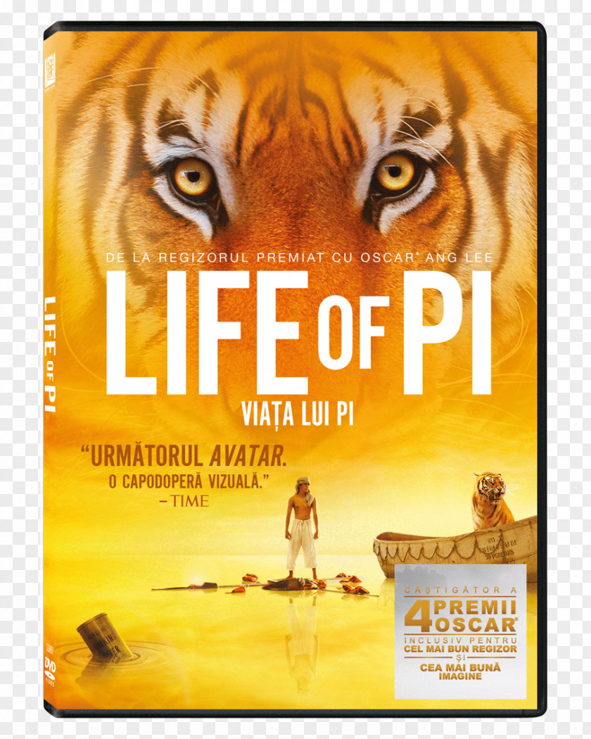 Life Poster Of Pi Blu-ray Disc DVD Ultra HD Book PNG