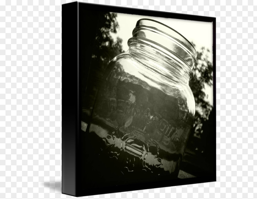Mason Jar Monochrome Photography Black And White Still Life PNG