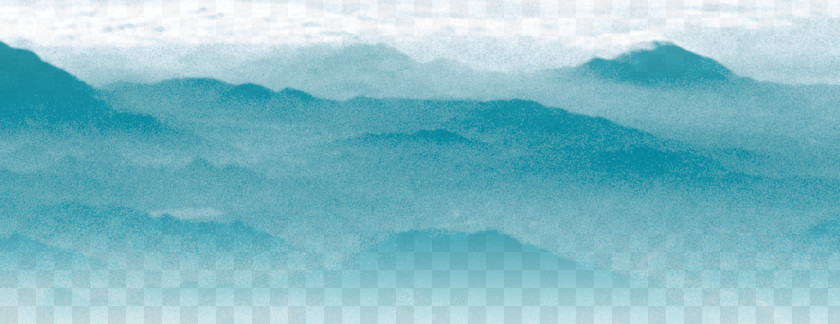 Mountain Peak Blue Sky Turquoise Wallpaper PNG