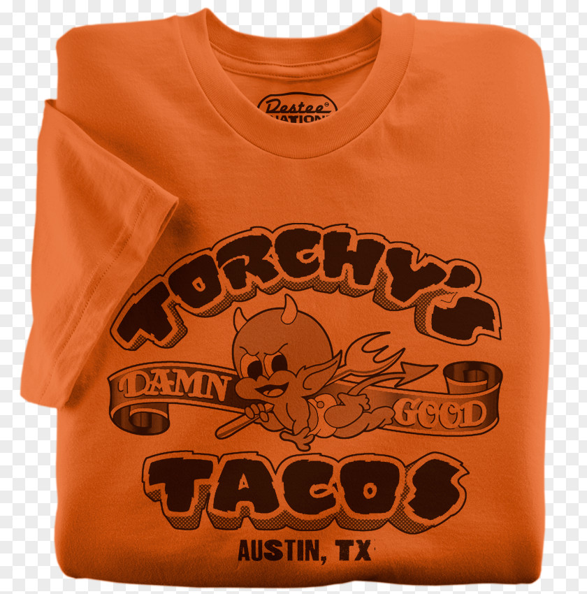 Orange T Shirt T-shirt Austin Taco Vintage Shirts PNG