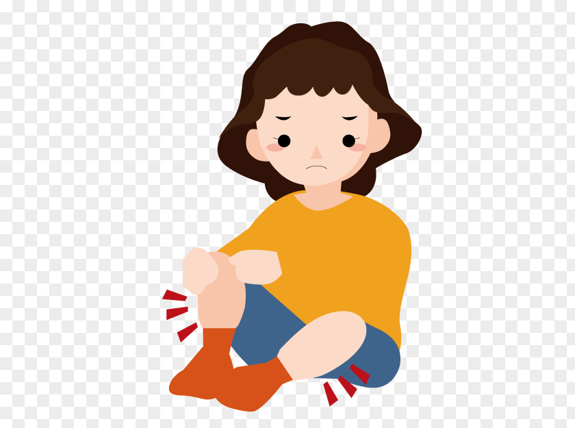 Animation Toddler Knee Pain Pelvis Low Back Foot PNG