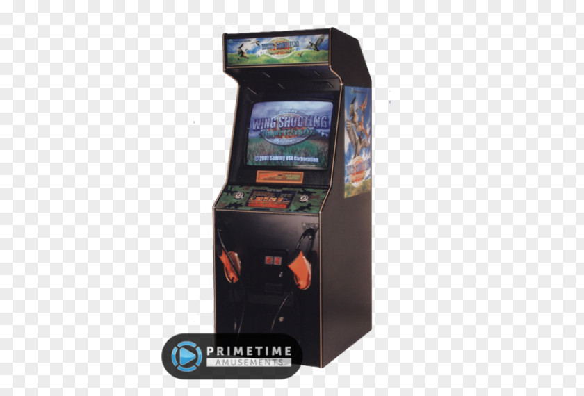 Builder's Trade Show Flyer Arcade Cabinet Amusement Game Turkey Hunting PNG