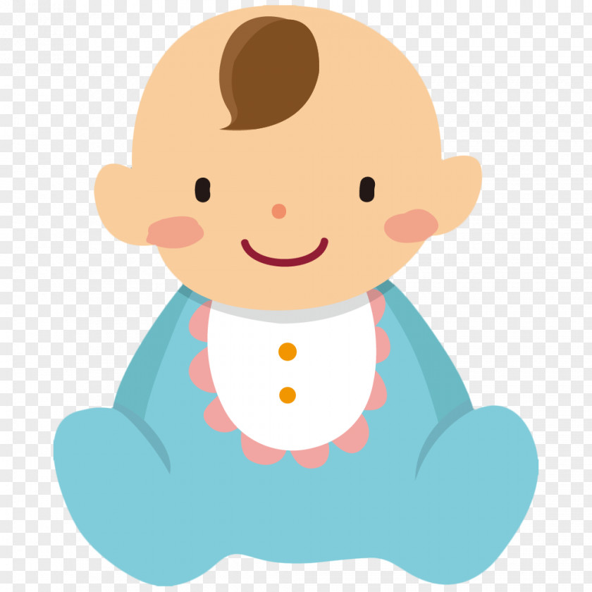 Cute Baby Smiled And Sat Down Infant Child Icon PNG