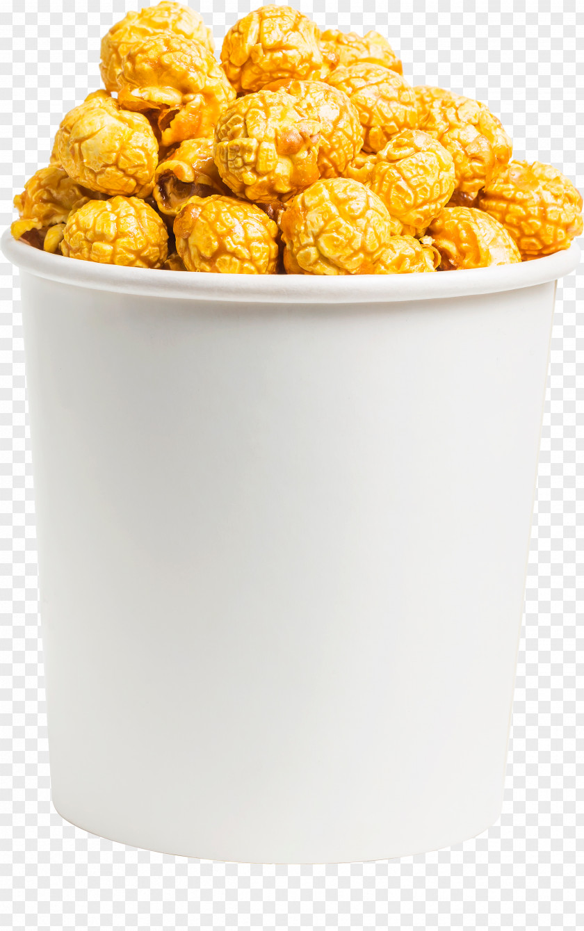 HD Popcorn Caramel Corn Food Icon PNG
