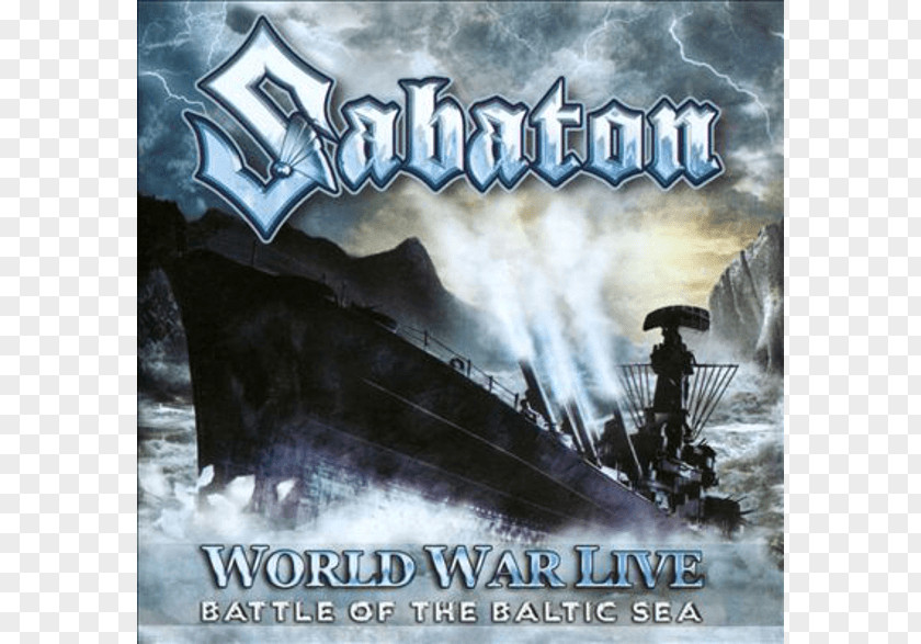 Sea World War Live: Battle Of The Baltic Sabaton Art Album Heavy Metal PNG