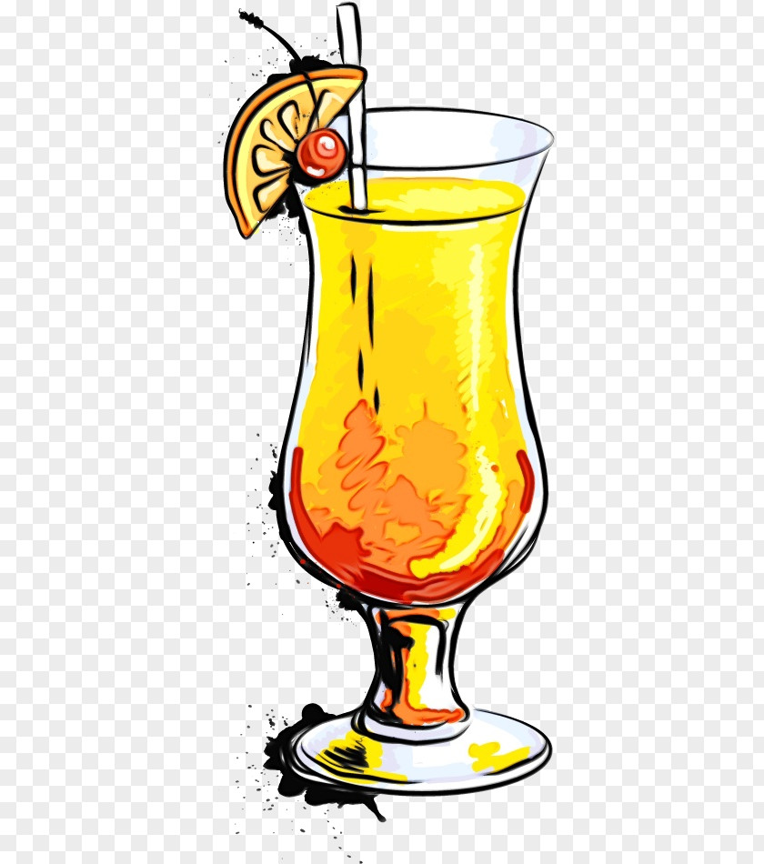 Sex On The Beach Tequila Sunrise Cocktail Clip Art Drawing PNG