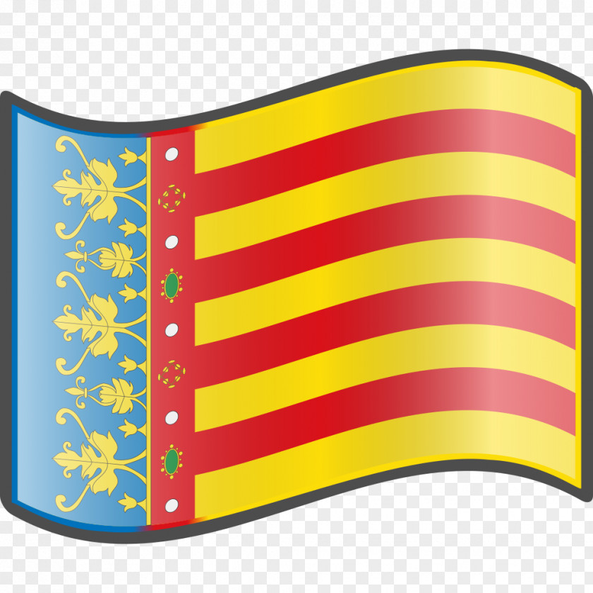 Spain Flag Of The Valencian Community Crown Aragon Senyera PNG