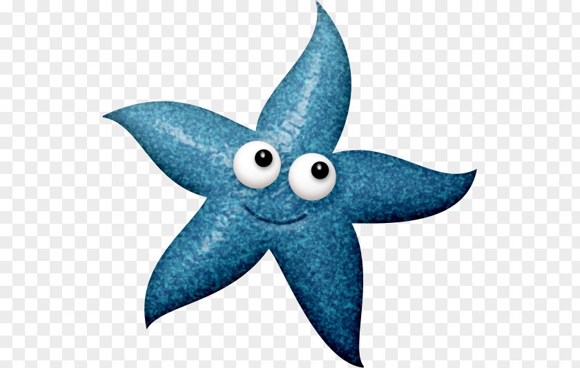 Starfish Clip Art Blue Sea Star Cartoon Drawing PNG