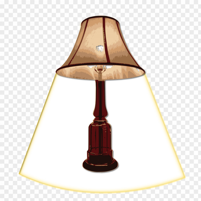 Table Bedside Tables Lighting Lamp PNG