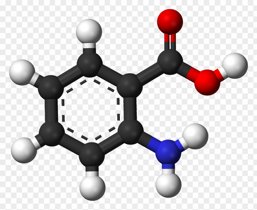 Benzoic Acid Trimesic Carboxylic Ball-and-stick Model PNG