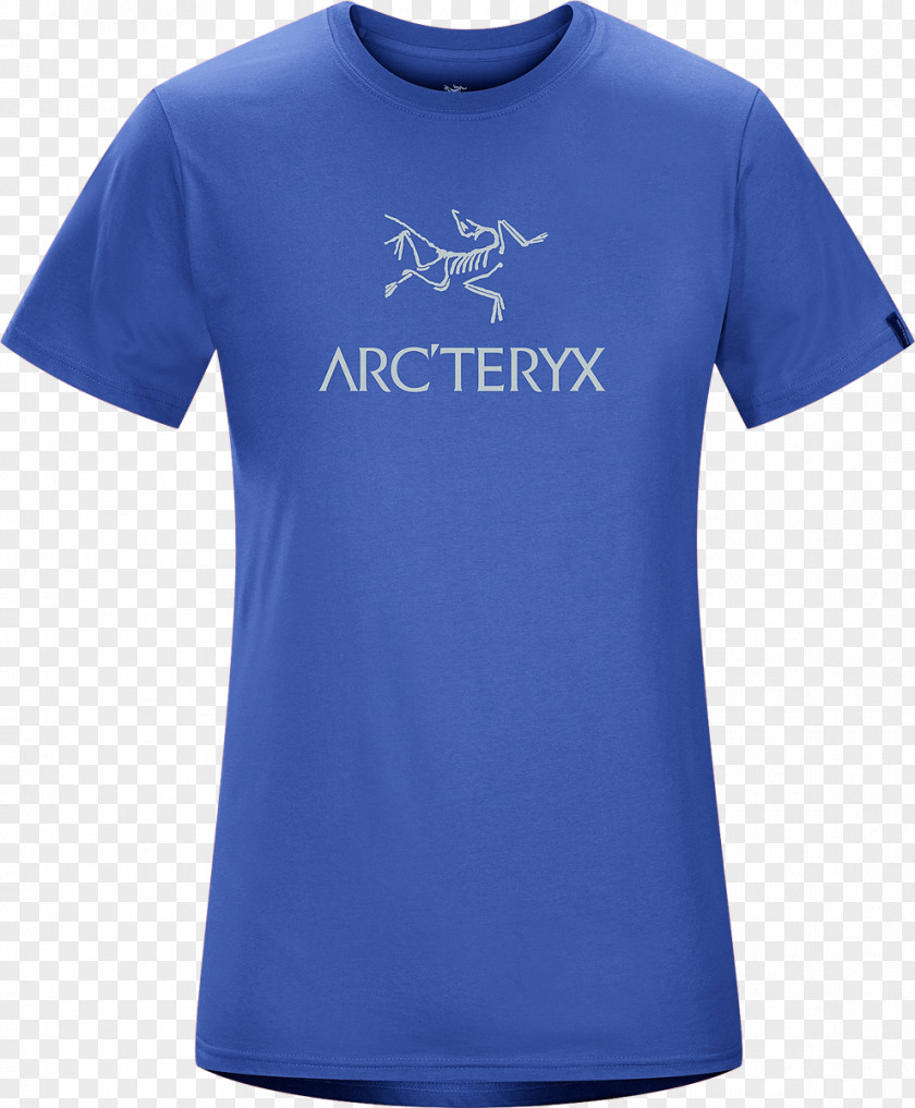 Blue T-shirt Arc'teryx Sleeve United Kingdom PNG