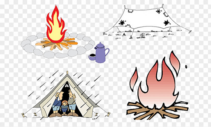 Creative Flame Fire Illustration PNG