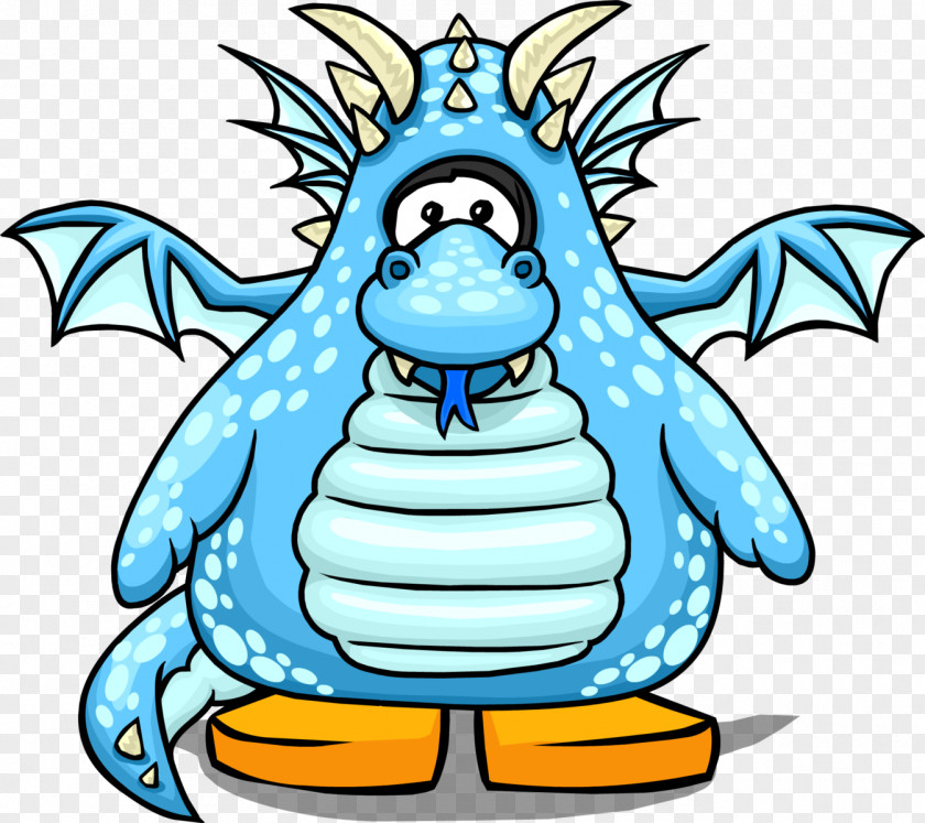 Dragon Club Penguin Blue Clip Art PNG