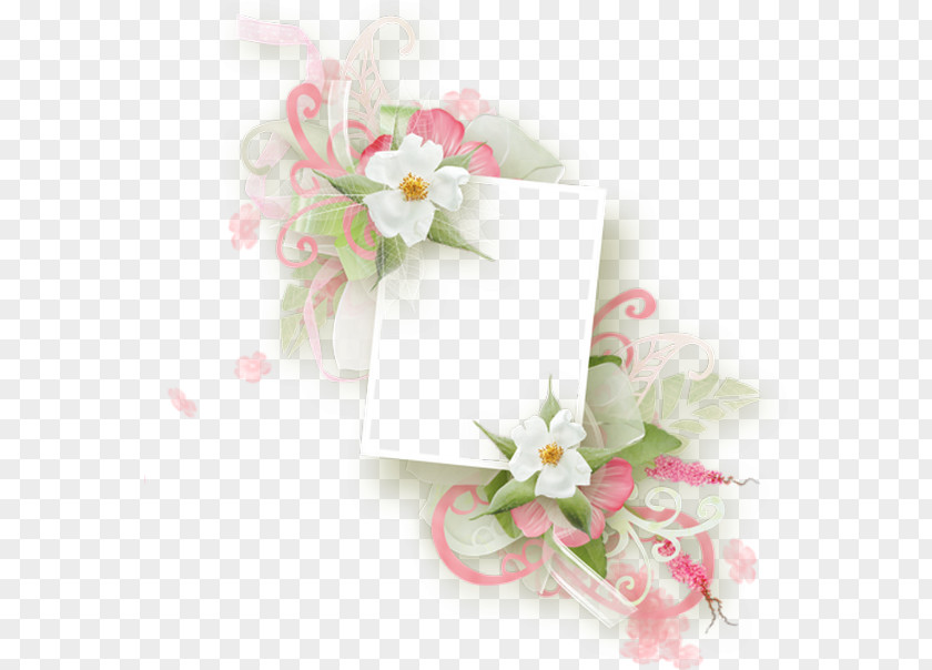 Floral Corner Picture Frames Clip Art PNG