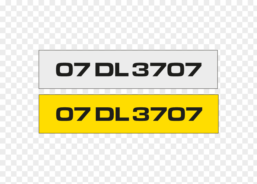 Number Plate Vehicle License Plates Car Motor Registration Of The Republic Ireland PNG
