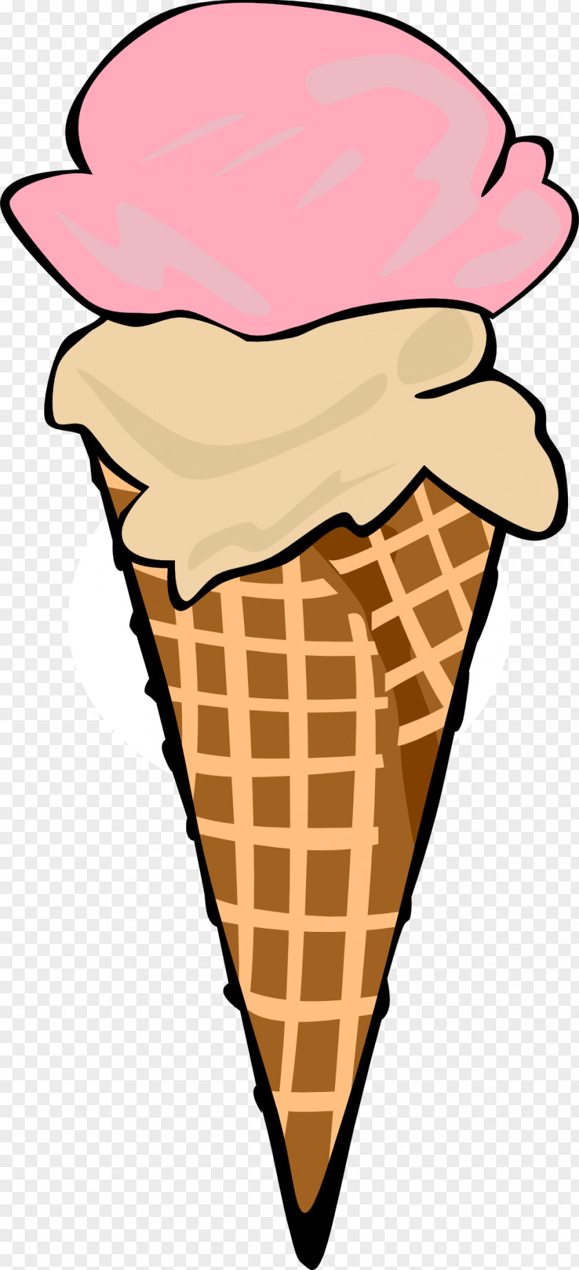 Picture Of A Ice Cream Cone Sundae Chocolate PNG
