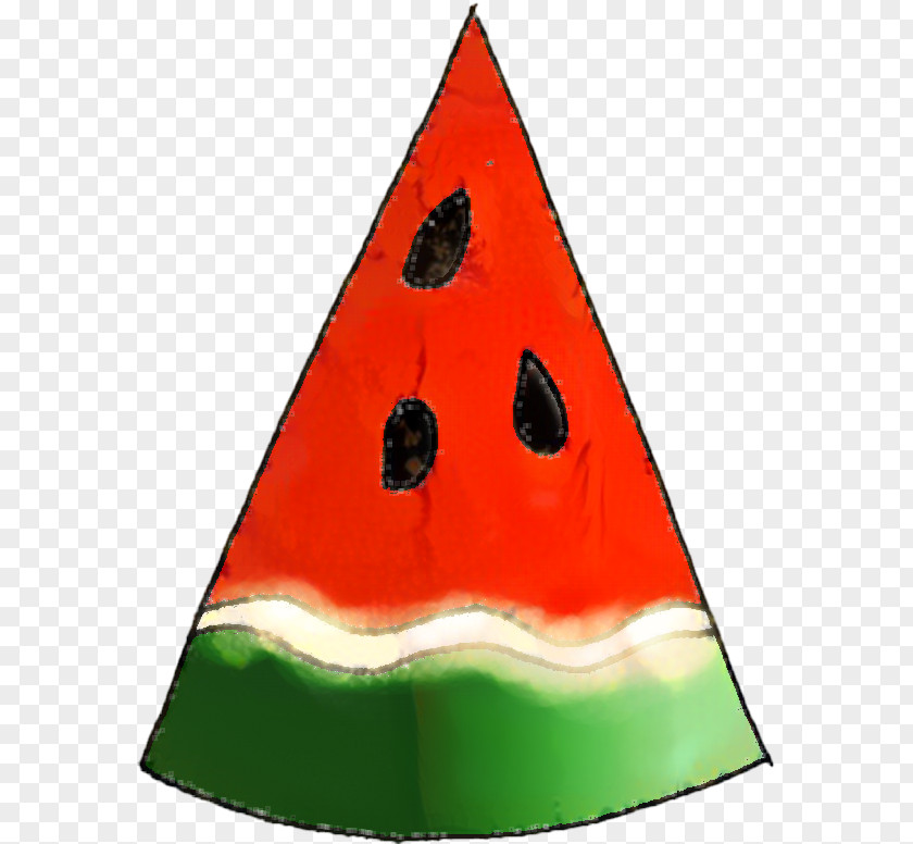 Plant Cone Watermelon Cartoon PNG