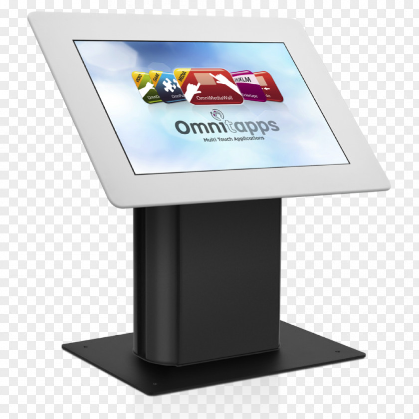 Touch Interactive Kiosks Touchscreen Advertising Computer Monitors PNG