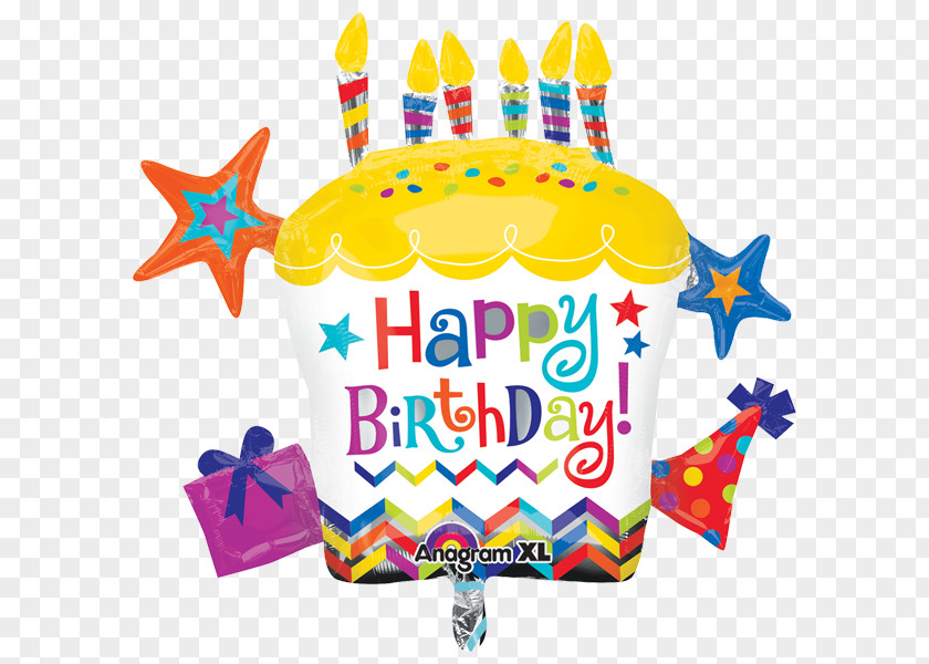 Balloon Cupcake Birthday Cake Party PNG