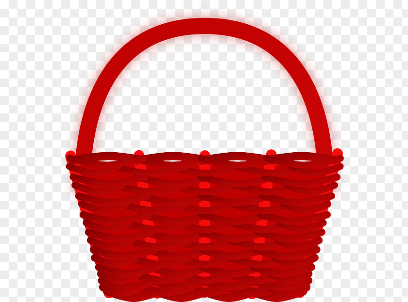 Basket Red Easter Clip Art PNG