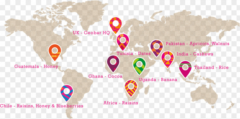 Carrot CHILLI World Map Vector PNG