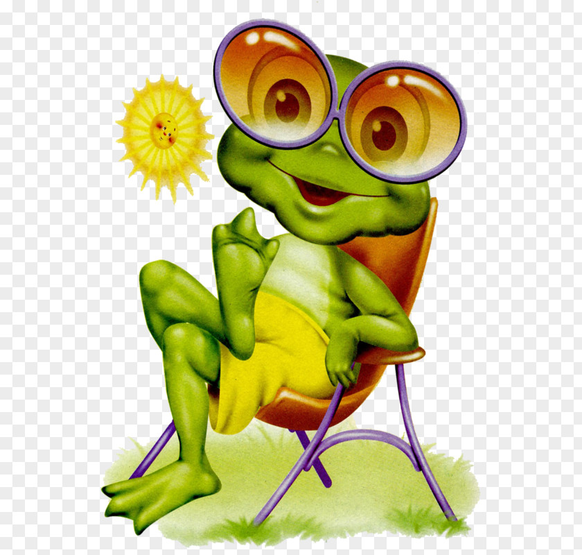 Frog Tree Cartoon Clip Art PNG