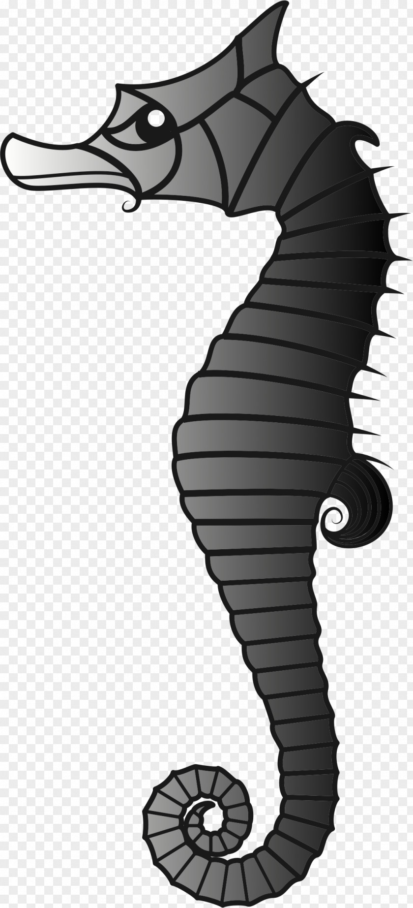 Seahorse Character Clip Art PNG