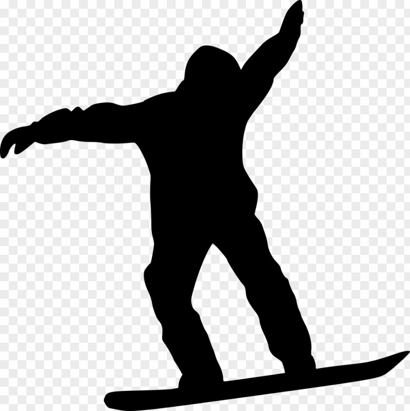 Snowboarder Silhouette Clip Art Snowboarding Image PNG