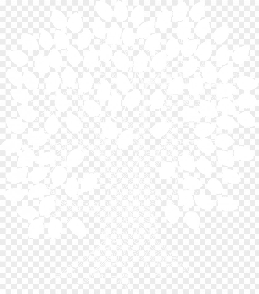 White Snowflakes Little Heart Trees Vector Black And Angle Point Pattern PNG