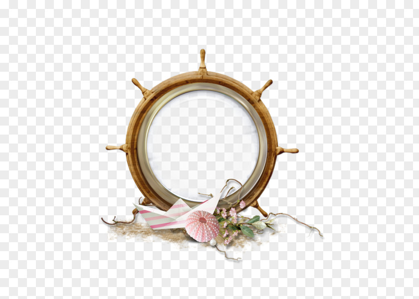 Antique Carousel Border Picture Frame Clock Text PNG