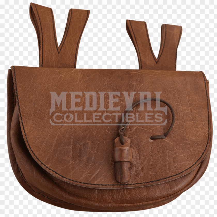 Bag Leather Middle Ages Belt Coin Purse PNG